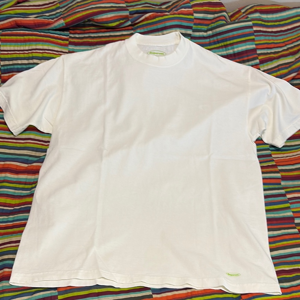 Supervsn size xlarge athletic performance, off-white T-shirt logo the bottom